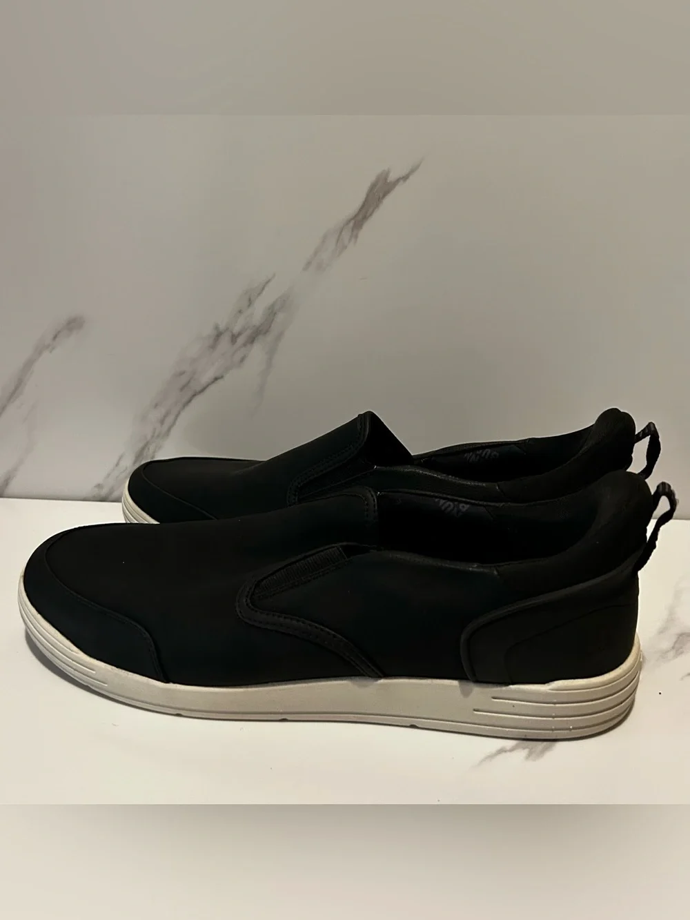 Nunn Bush Black Slip-On Casual Loafers